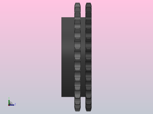 直孔链轮10B型_31-10B-2右视缩略图