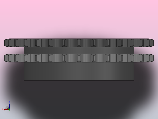 直孔链轮10B型_31-10B-2俯视缩略图