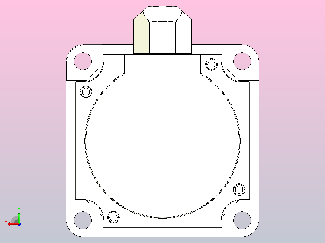60-90-Z系列伺服电机[60ST-M00630Z2]后视图