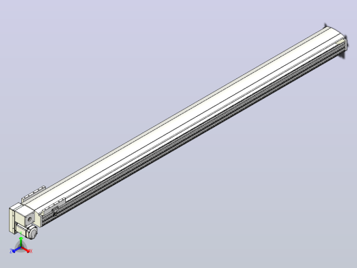 皮带直线轴半封闭可选导轨TPA-HNB-202D-140-L2450-LP-Y-P75-N3
