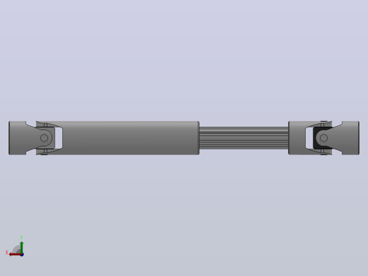 万向联轴器WSP6-PB-Y30-Y30-450／620WSP型可伸缩小型十字轴万向联轴器后视缩略图
