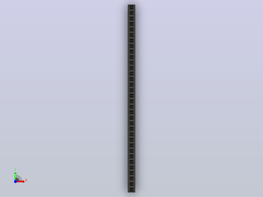 母针头Female_Header_1x34_P2.0_H4.3_straight.step前视缩略图