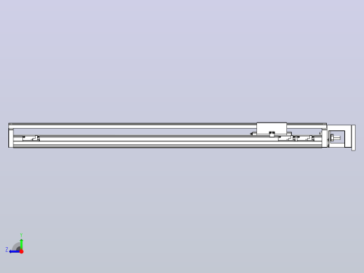 线性模块铝制底座TPA-KNR-100E-2020C-L800A1-M-H75-N3右视缩略图