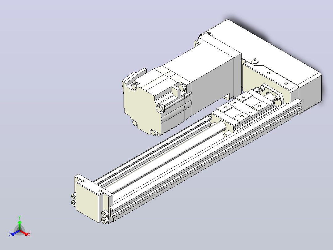 钢基模组TPA-KSR-4002C-200A1-ML-H1S0正等轴测图
