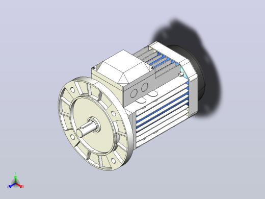 IM B5 H80-180(YE2、YE3)通用电机[YE3-80M2-4-B5]