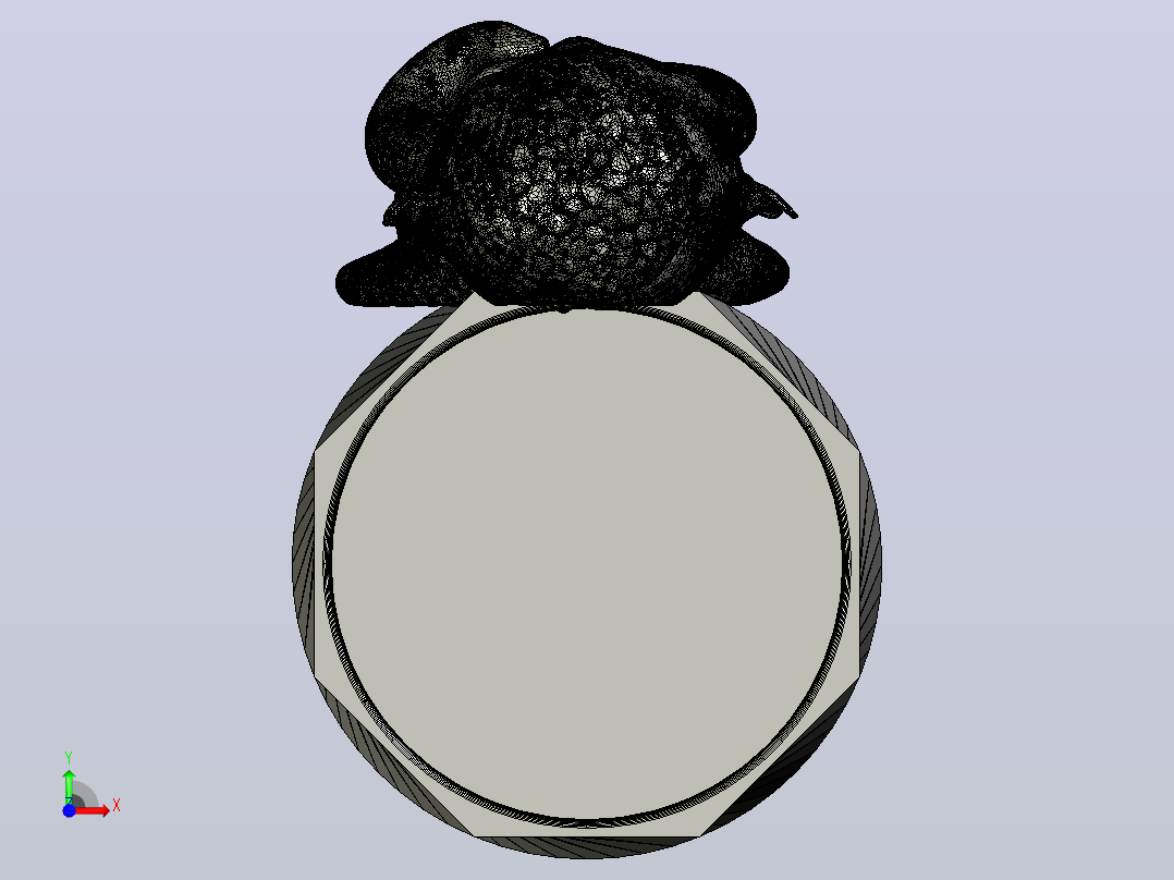 奇葩笔筒系列1前视图
