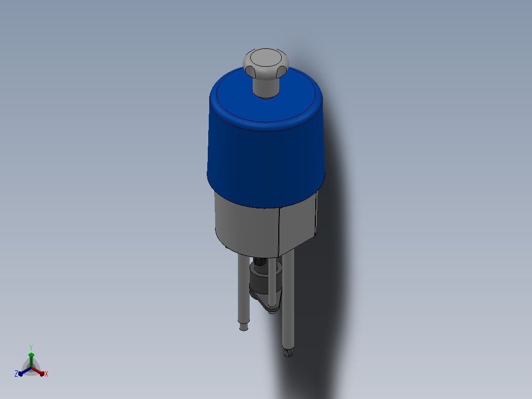 AEL5系列电动执行器[AEL54]正等轴测图