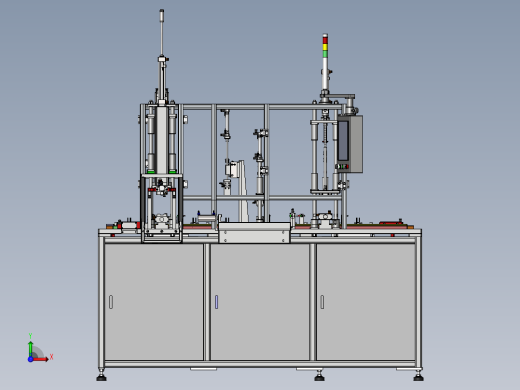伺服电机锁螺丝机循环组装生产线前视缩略图