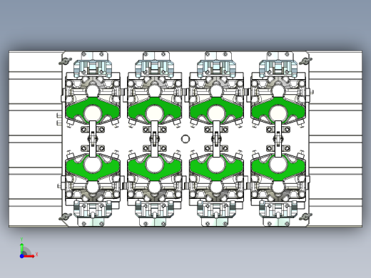 加工中心液压夹具前视缩略图