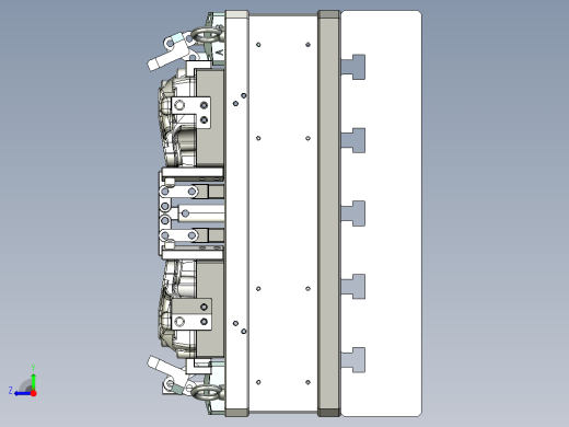 加工中心液压夹具右视缩略图