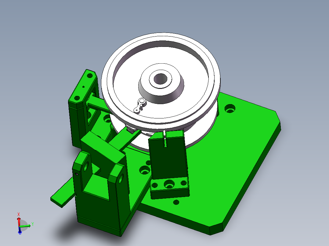 汽车配件焊接夹具和焊接后角度检具