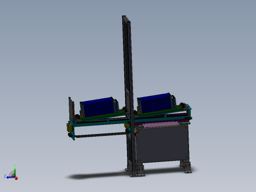 不合格下料移动平台sw17