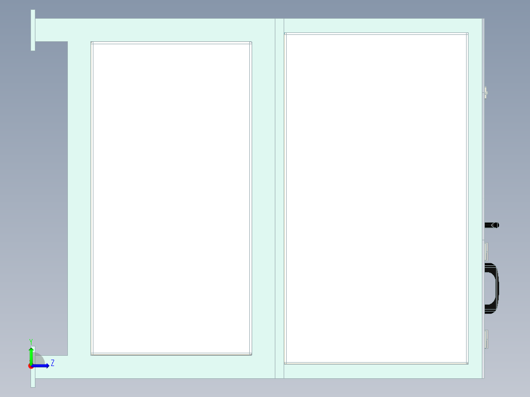 锁芯装配机3D图纸H872 非标自动化设备3D图纸3D模型左视图