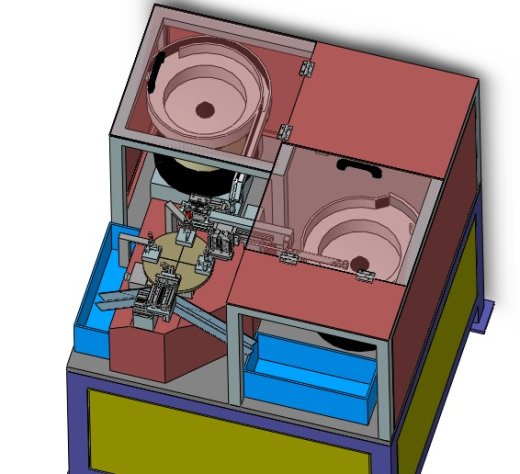 锁芯装配机3D图纸H872 非标自动化设备3D图纸3D模型缩略图