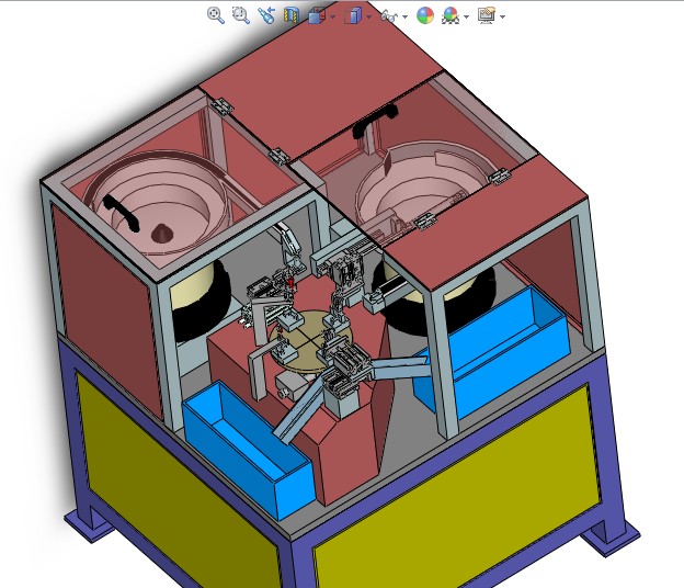 锁芯装配机3D图纸H872 非标自动化设备3D图纸3D模型