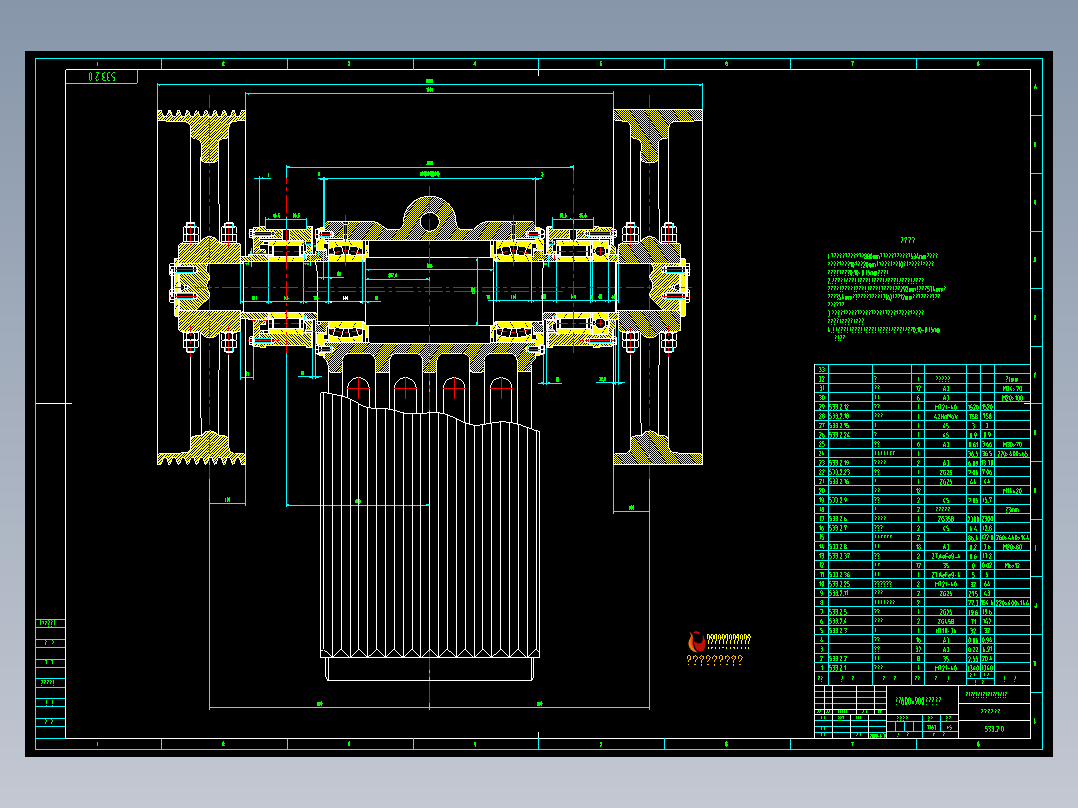 PEF600900(南侧)动颚装配总图