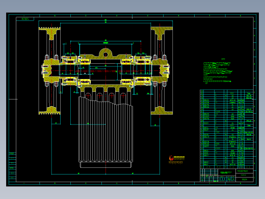 PEF600900(南侧)动颚装配总图