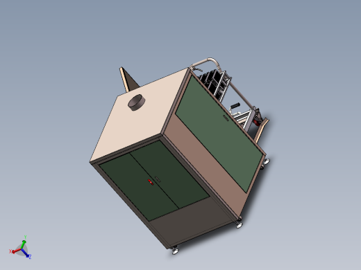 MAGAZINE清洗箱清洗机3D图纸 H94