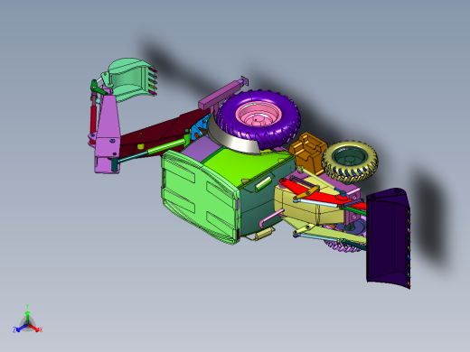 杰西博3CX两头忙挖掘装载机