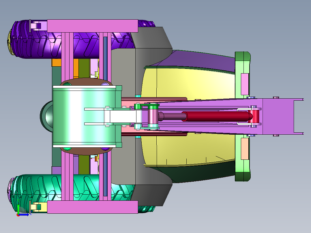 杰西博3CX两头忙挖掘装载机左视图