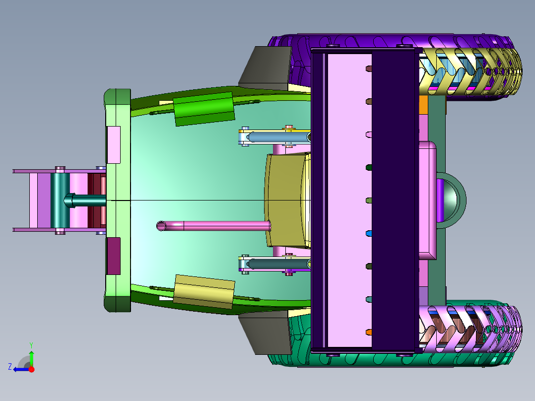 杰西博3CX两头忙挖掘装载机右视图