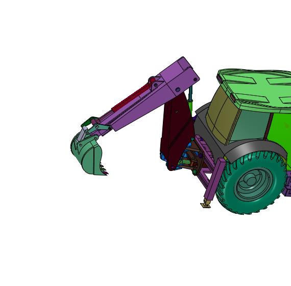 杰西博3CX两头忙挖掘装载机