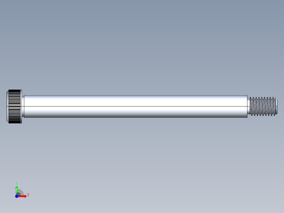 公制SH螺栓选择（DME）-SB DME PM10 x120.STEP前视图