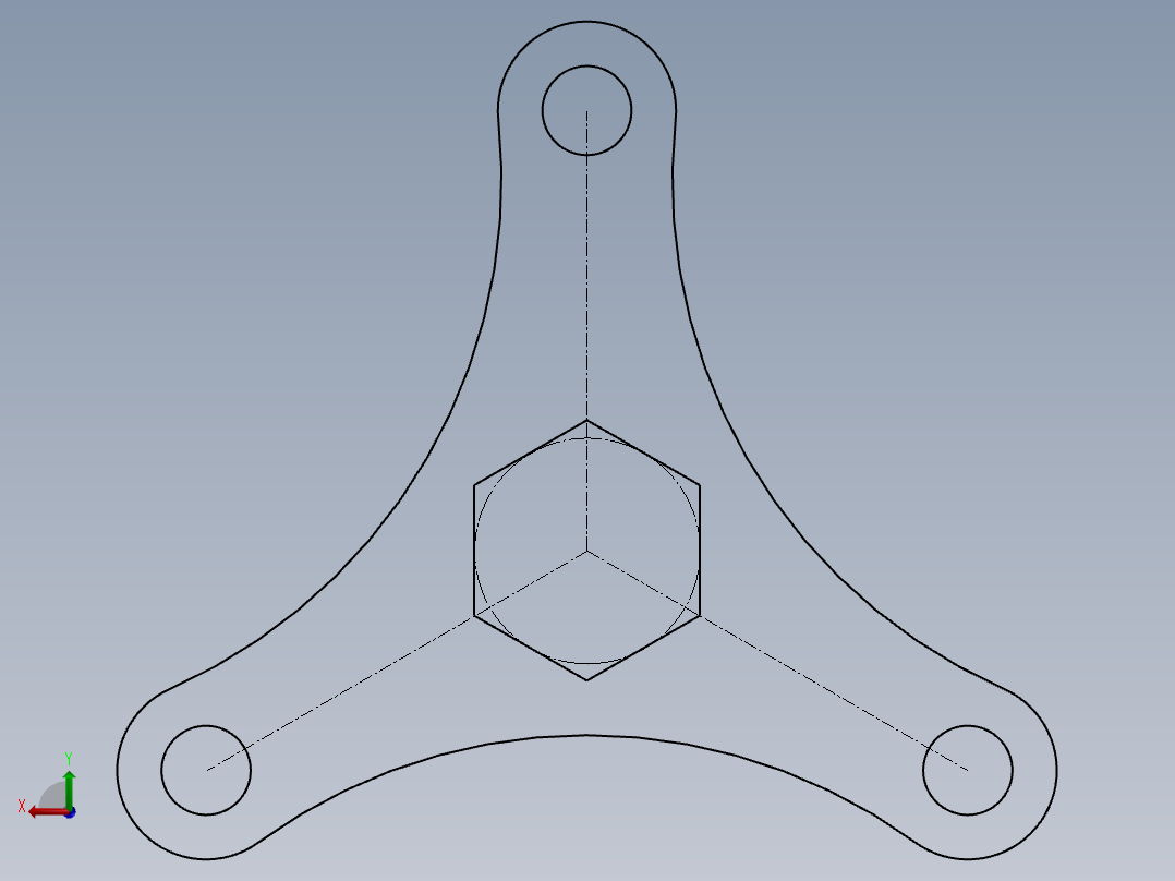 SW建模练习题-practice 9后视图