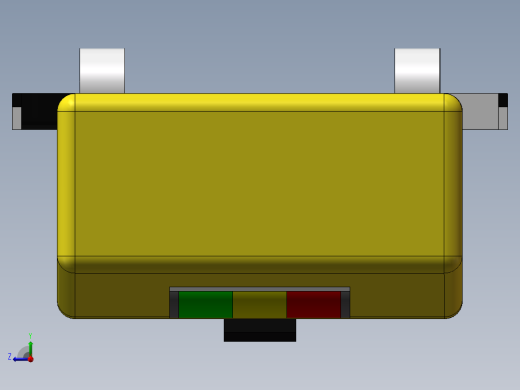 潜伏式agv小车3d图纸 仿真SolidWorks动画演示 agv小车3d三维模型右视缩略图