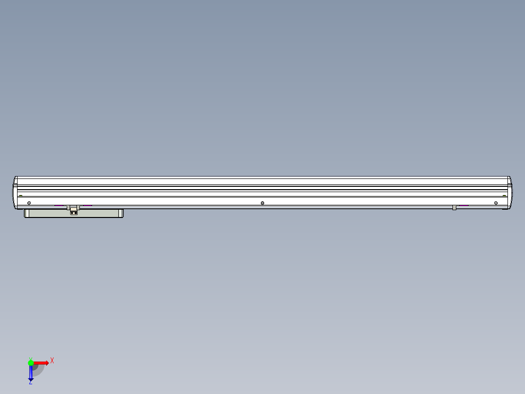 威洛博LC系列3d模型模组LC14S2Y-S800俯视图