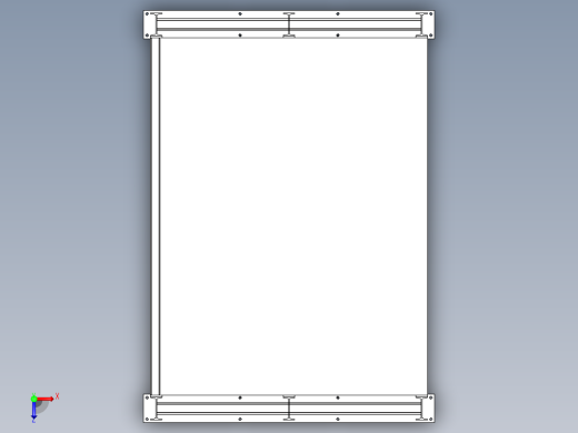 模具存放架模型图