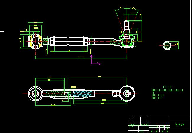 XO1-SUV后桥与多连杆后悬架CAD毕业设计图纸CAD838101