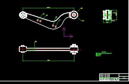 XO1-SUV后桥与多连杆后悬架CAD毕业设计图纸CAD838101缩略图