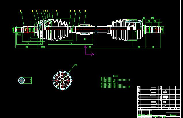 XO1-SUV后桥与多连杆后悬架CAD毕业设计图纸CAD838101