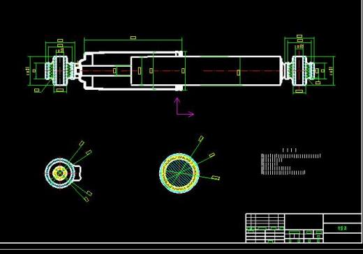 XO1-SUV后桥与多连杆后悬架CAD毕业设计图纸CAD838101缩略图