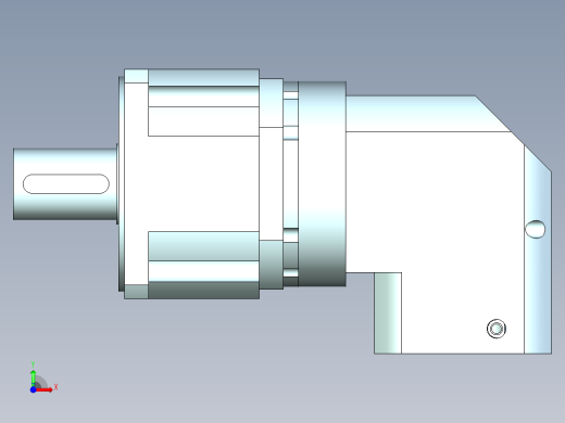 直齿ZPLX240-L2 35-114.3-200-M12.stp前视缩略图