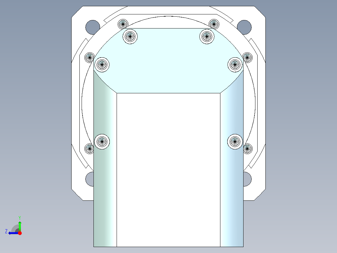 直齿ZPLX240-L2 35-114.3-200-M12.stp右视图