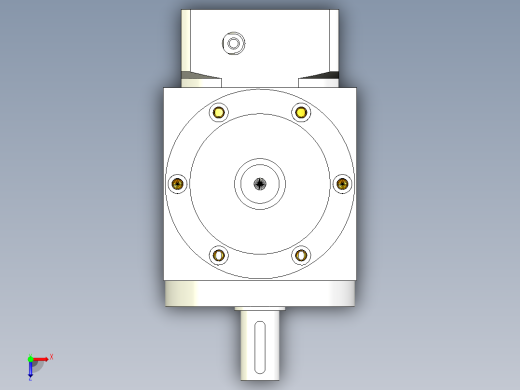 换向器PW110垂直输出-1 19-70-90-M6.stp俯视缩略图