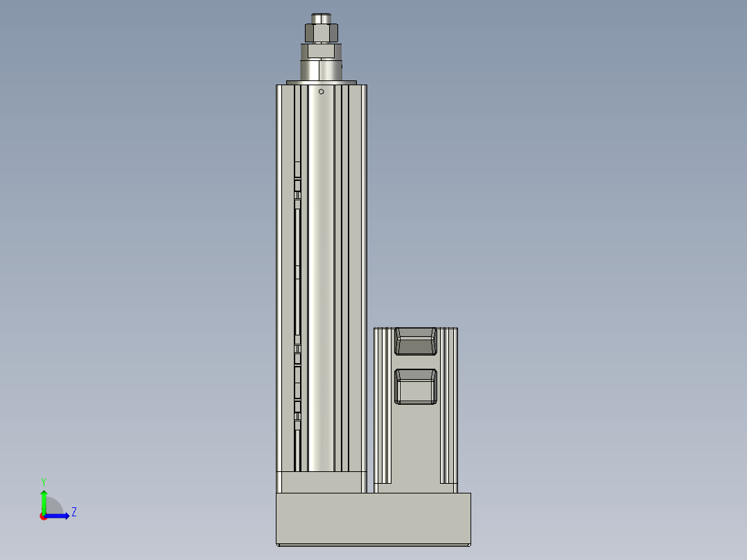 12VZ电动缸-VZ6-S150-BD左视图