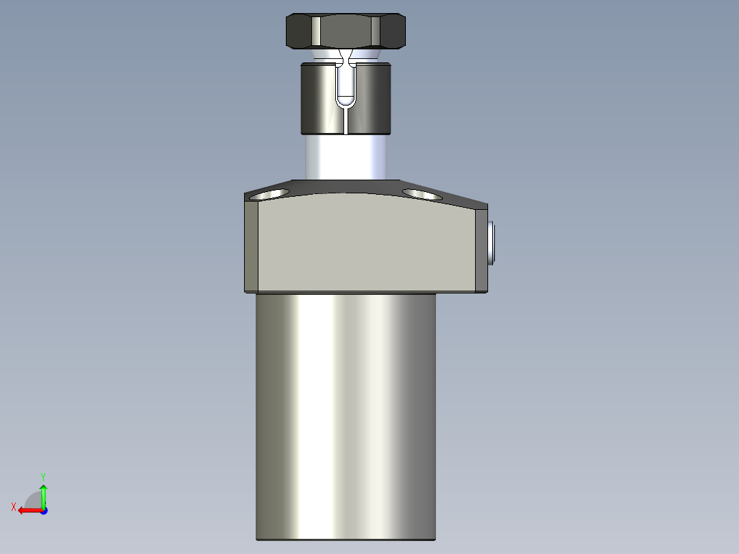KOSMEKLHS0400-GL多系列多零件图纸模型后视图