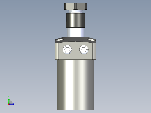 KOSMEKLHS0400-GL多系列多零件图纸模型左视缩略图