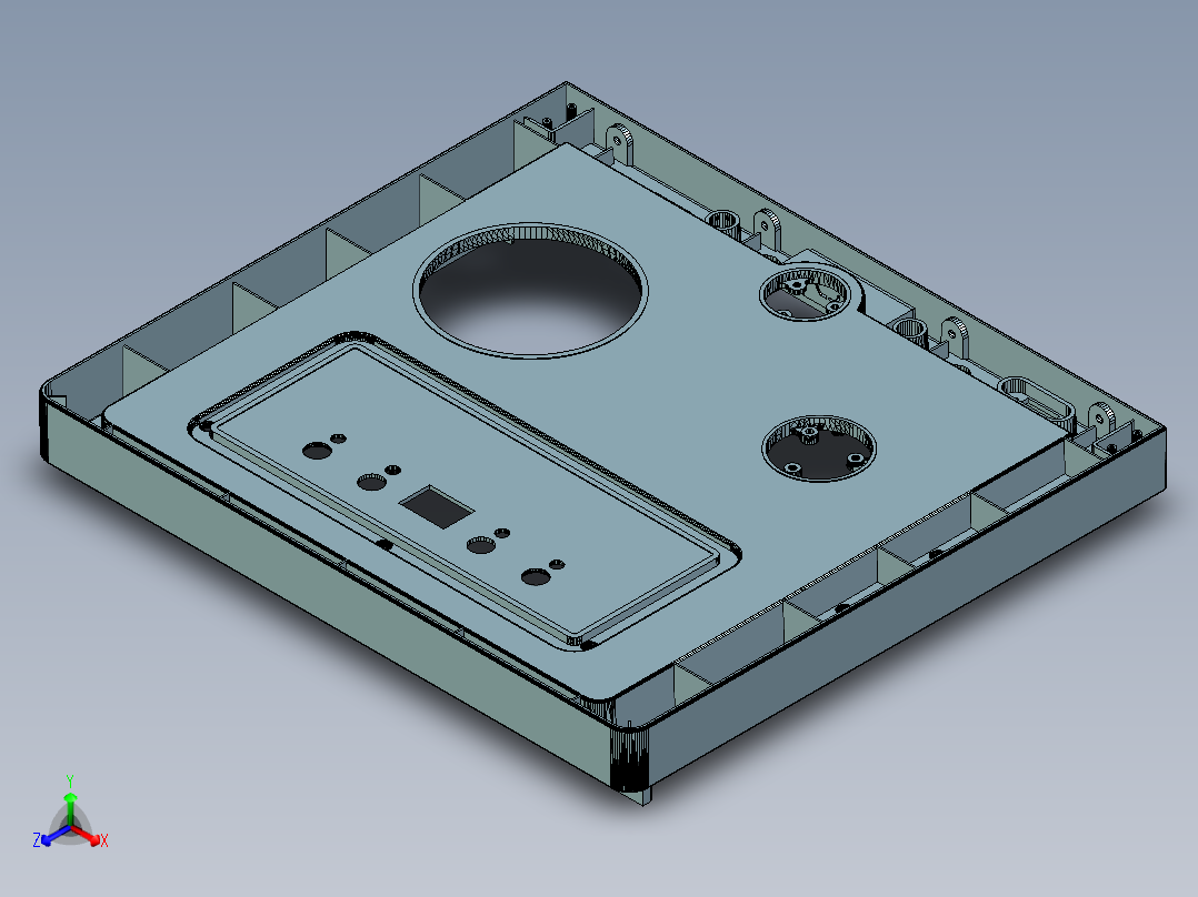 茶吧正等轴测图