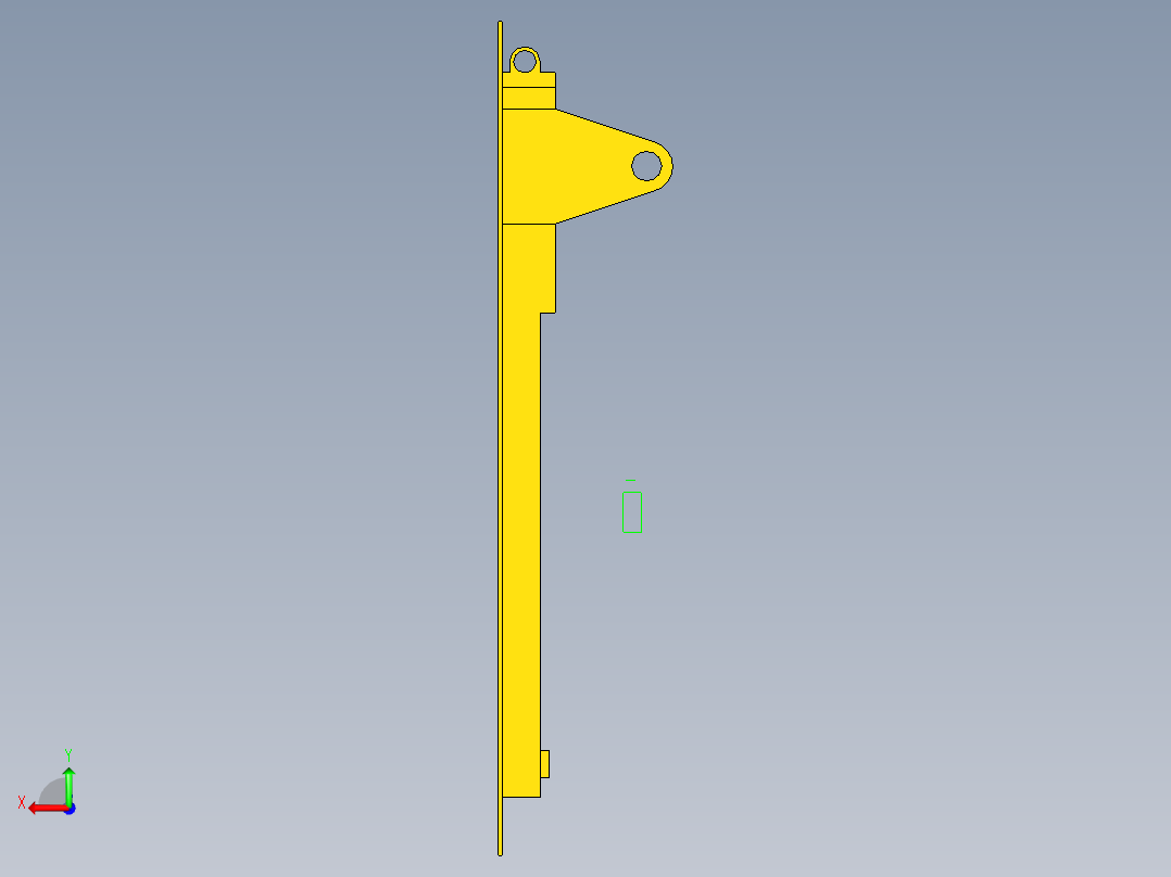 客车外摆门的设计【客车自动门】【含三维UG+CAD图+文档】后视图
