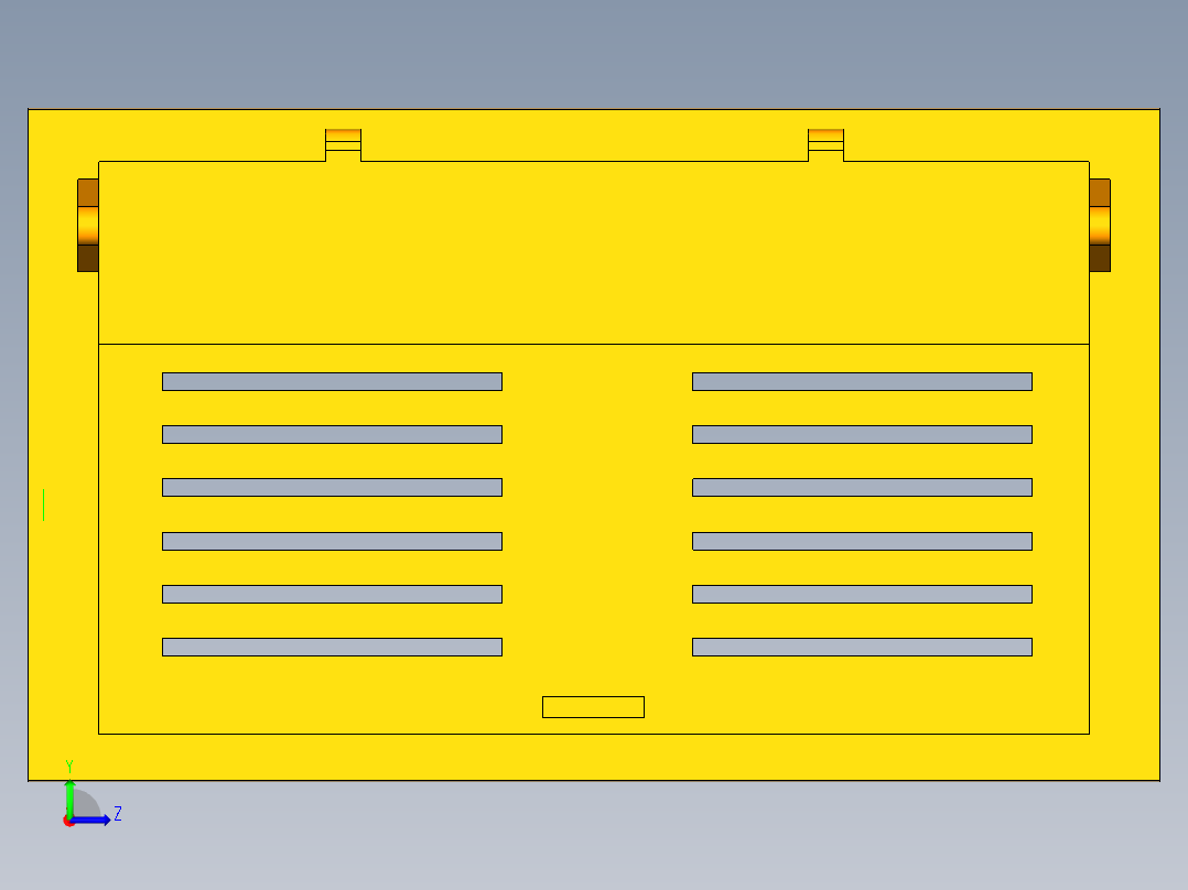客车外摆门的设计【客车自动门】【含三维UG+CAD图+文档】左视图