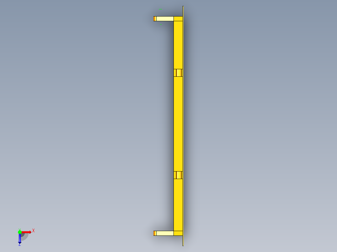 客车外摆门的设计【客车自动门】【含三维UG+CAD图+文档】俯视图