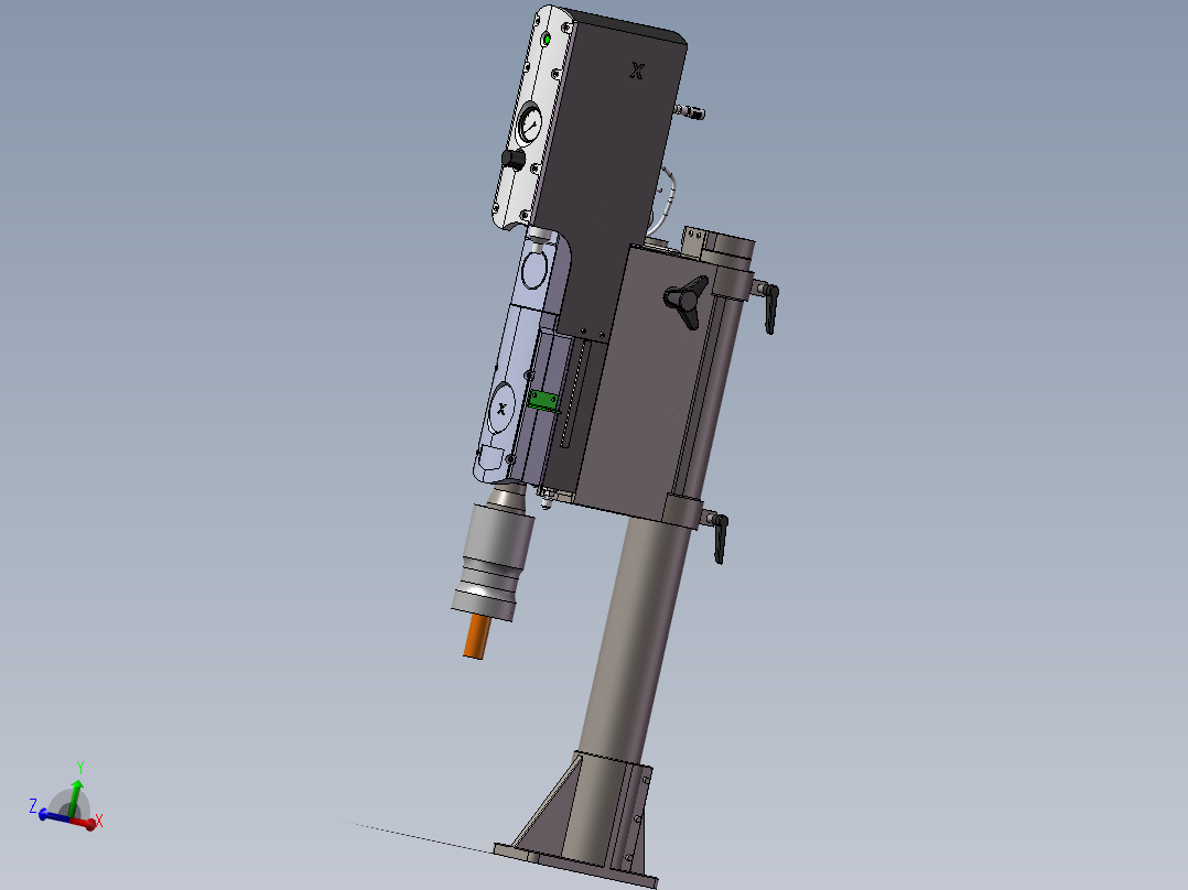 超声波焊接台三维模型