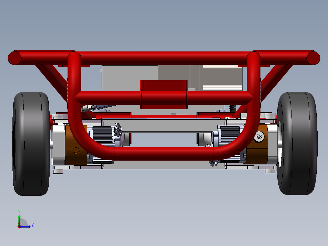 电动转运小车==879332==170左视图