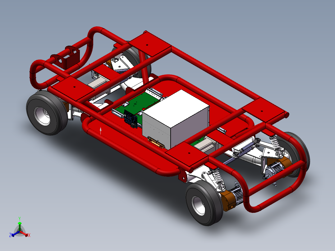 电动转运小车==879332==170正等轴测图