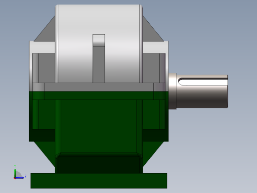弧条减速机左视缩略图