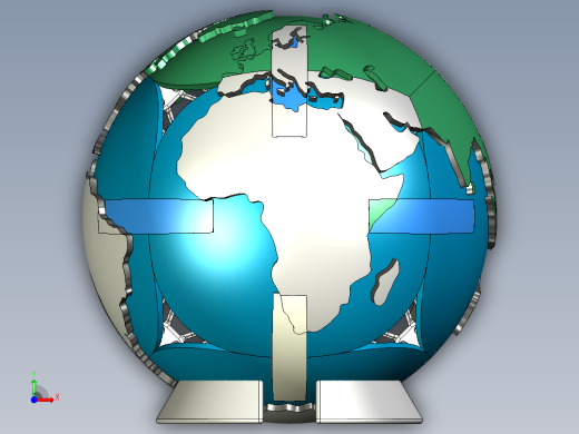 地球仪3前视缩略图
